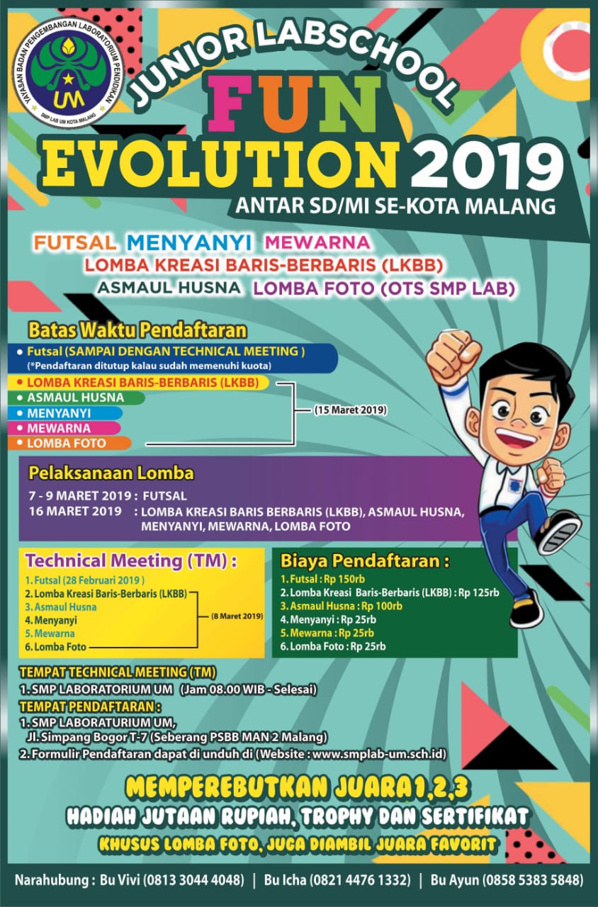 Read more about the article Junior Labschool Fun Evolution 2019