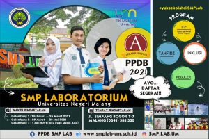 Read more about the article PENGUMUMAN PPDB GELOMBANG 1 TAHAP 2 TAHUN 2021 SMP LABORATORIUM UM